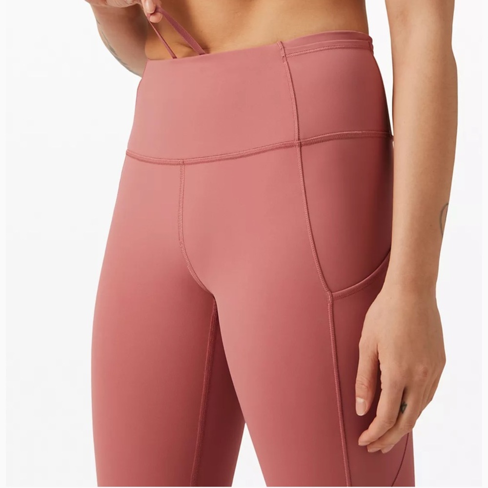 Lululemon Fast and Free Tight 28” * Cherry - Picture 4 of 6